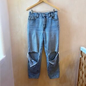 Levi's Light Blue Straight Leg Jeans